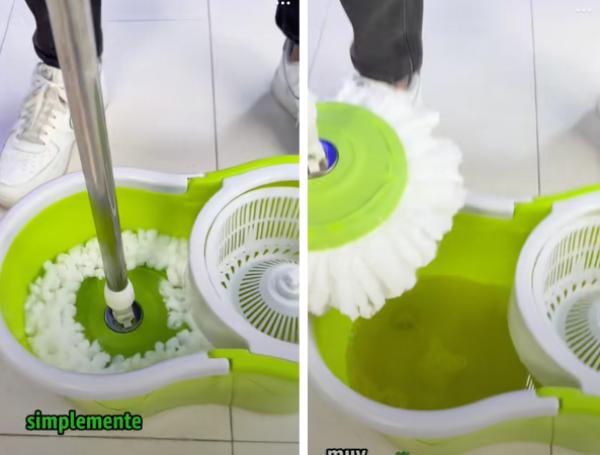 Cabezal giratorio limpiador de pisos